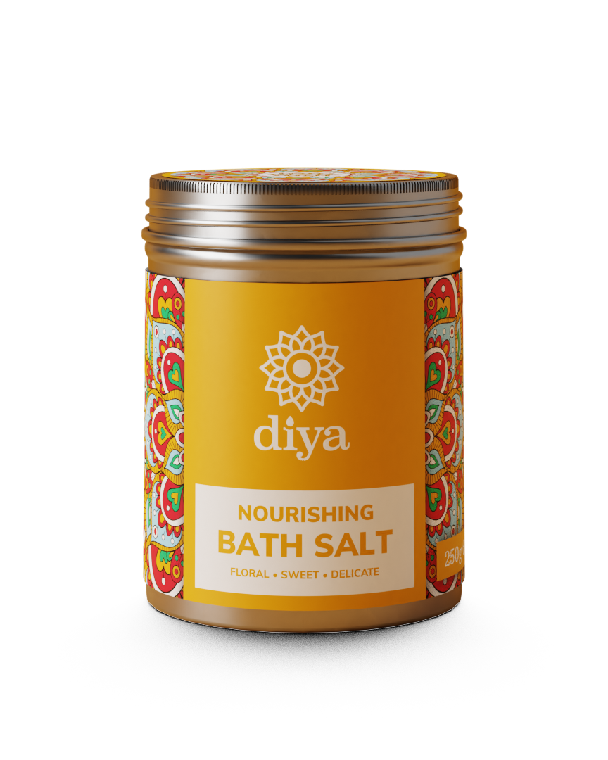 Photograph of nourishing diya bathsalt