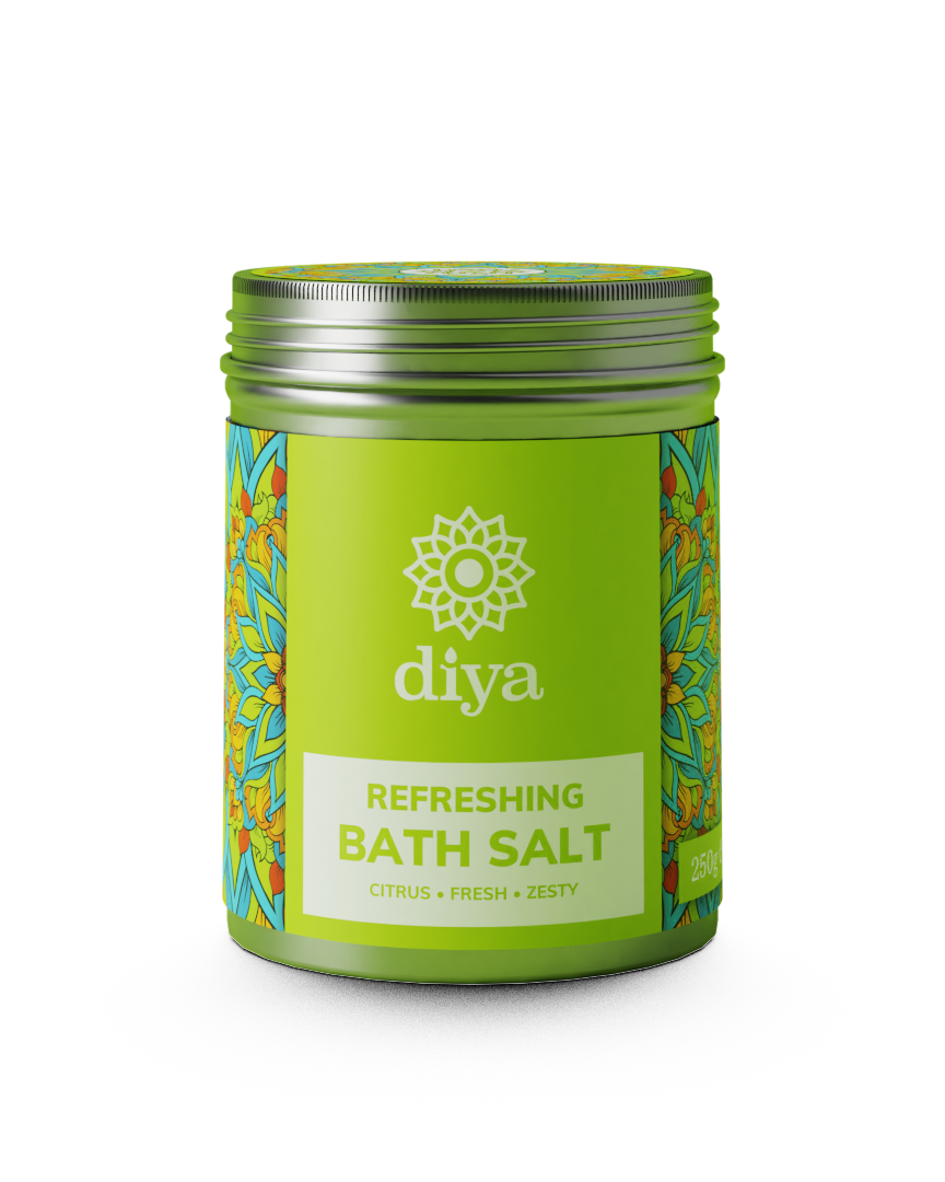 Photograph of refreshing diya bathsalt