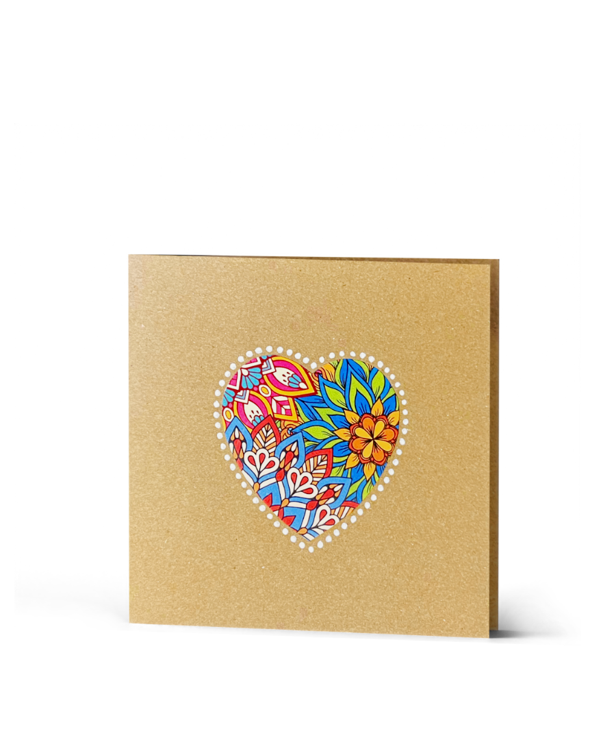 Photograph of card diya giftbox