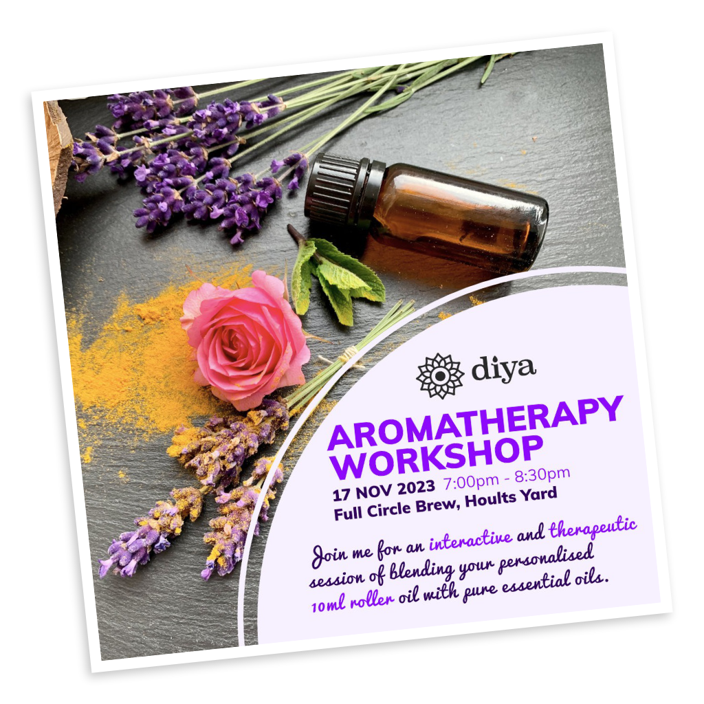 Photograph of aromatherapy092023 diya workshop